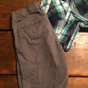 ☠️5/$20☠️ TONY HAWK | BOYS POCKETED CARGO SHORTS 12 HUSKY